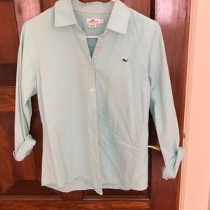 Vineyard Vines Aqua button up